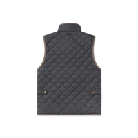 Youth Huntington Quilted Vest - Slate Gray