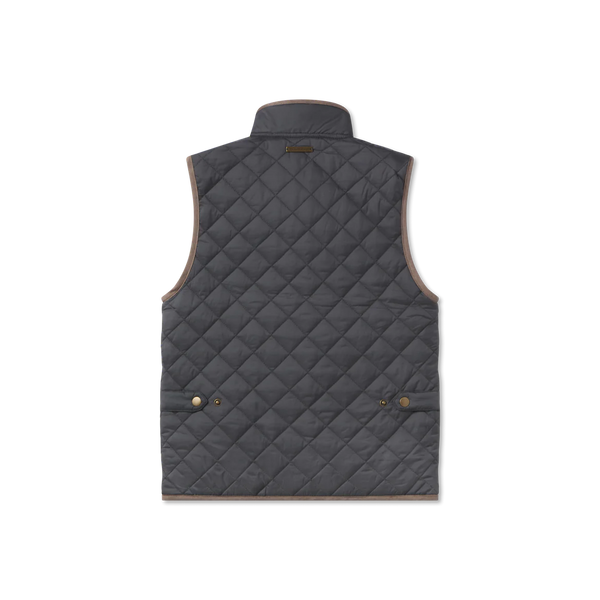 Youth Huntington Quilted Vest - Slate Gray